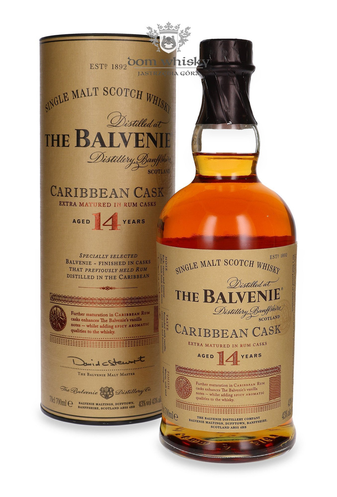 Balvenie 14-year-old Caribbean Cask, / 43% / 0.7l