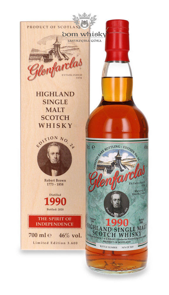 Glenfarclas 1990 (B.2020) Ed.24, Robert Brown / 46% / 0,7l