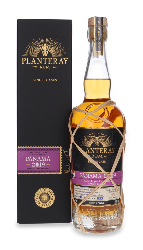 Rum Planteray Panama 2019 / 44,6% / 0,7l