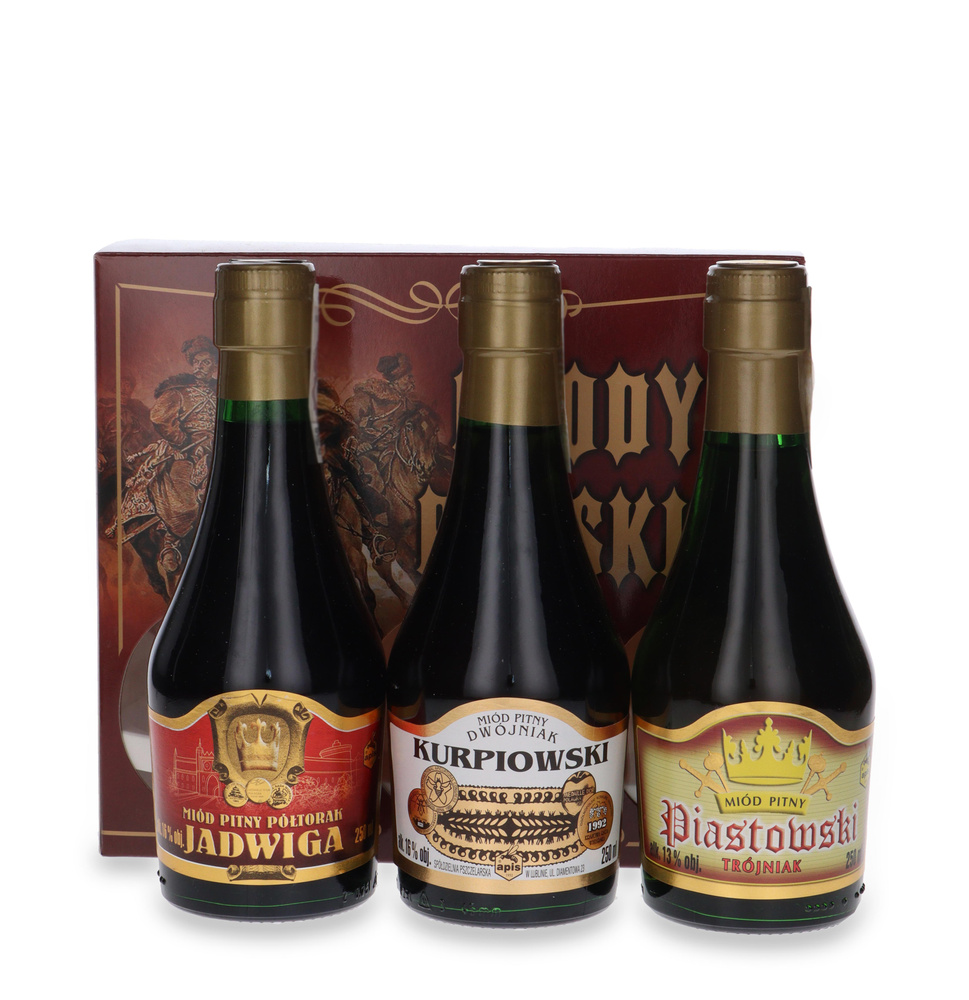 Drinking honey Polish honey set 3x 0.25l