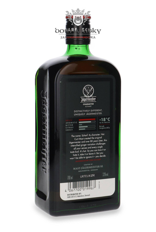 Jagermeister Scharf, Hot Ginger / 33% / 0,7l