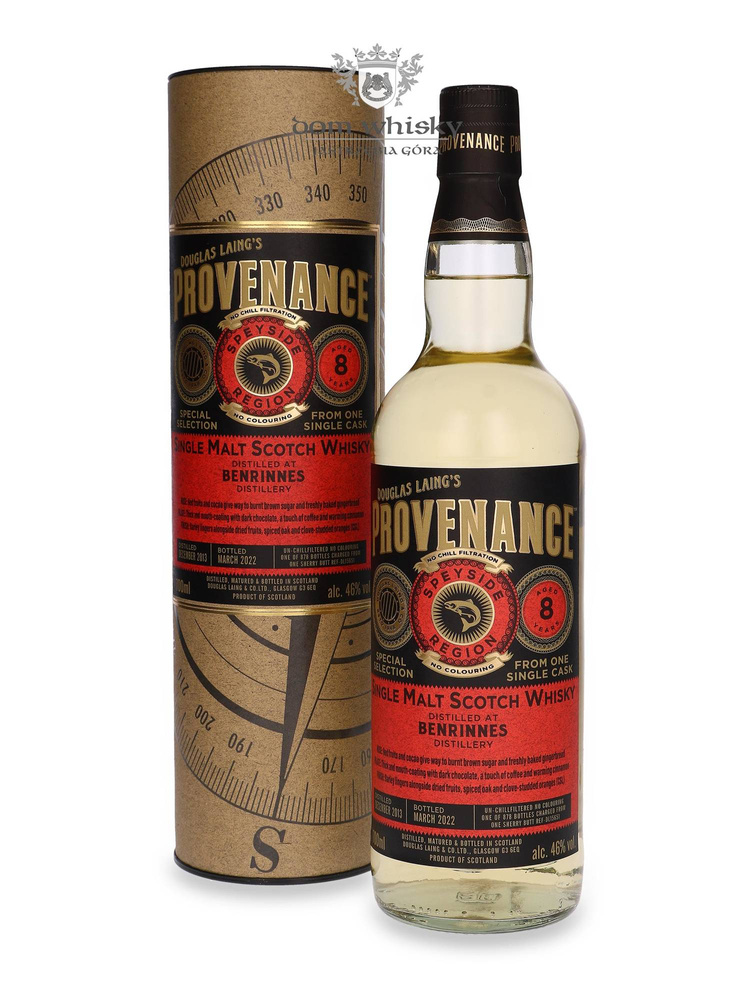 Benrinnes 8-year-old (D.2013, B.2022) Provenance / 46%/ 0.7l