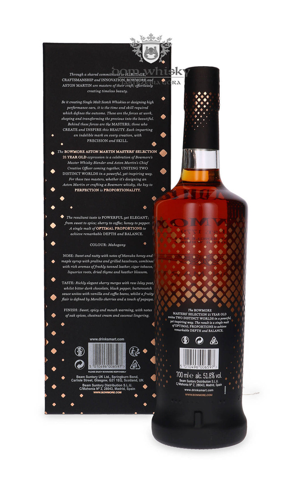 Bowmore 21-year-old Aston Martin Master's Selection /51.8%/ 0.7l