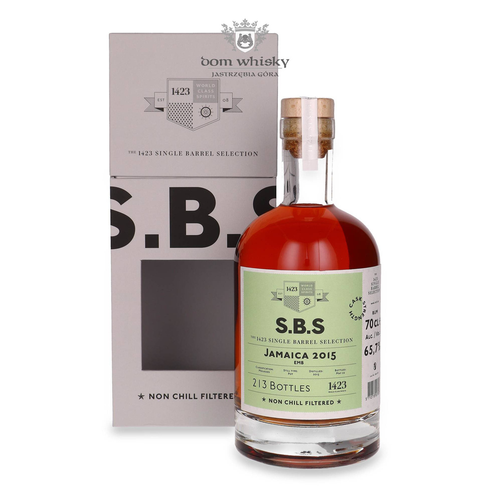 Rum SBS Jamaica 2015 / 65.7% / 0.7l