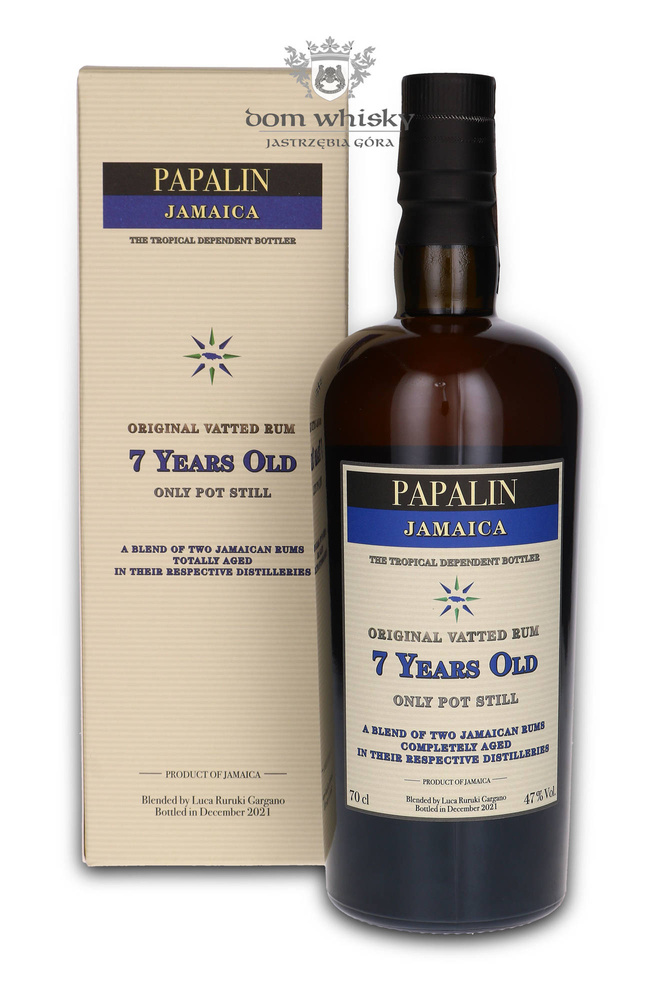 Papalin 7-year-old Jamaica Rum / 47% / 0.7l