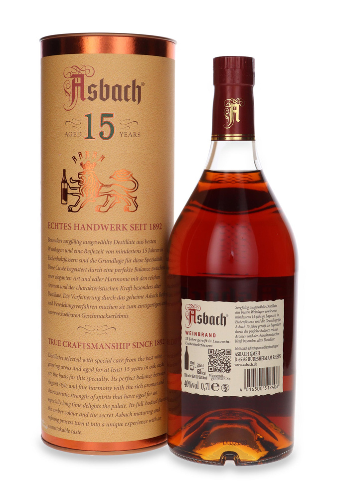 Asbach Original 15-letni / 40%/ 0,7l  
