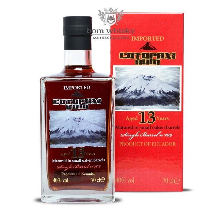 Cotopaxi 13 letni Single Barrel / Ecuador / 40% / 0,7l