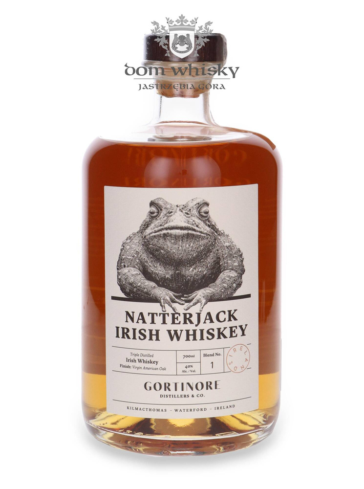 Natterjack Irish Whiskey / 40%/ 0.7l