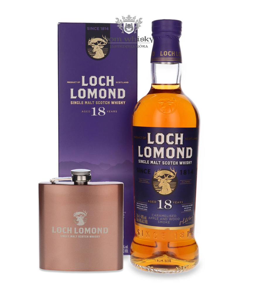 Loch Lomond 18-letni / 46% / 0,7l + piersiówka