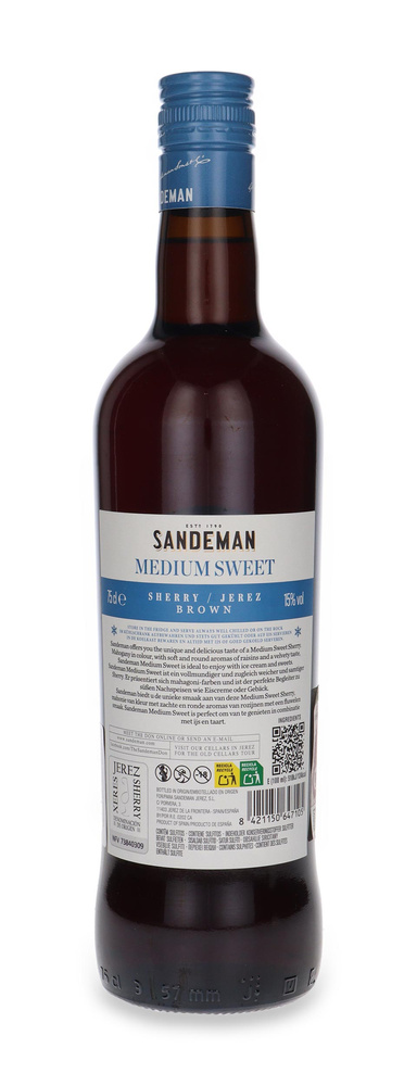 Sandeman Medium Sweet Sherry / 15% / 0.75l