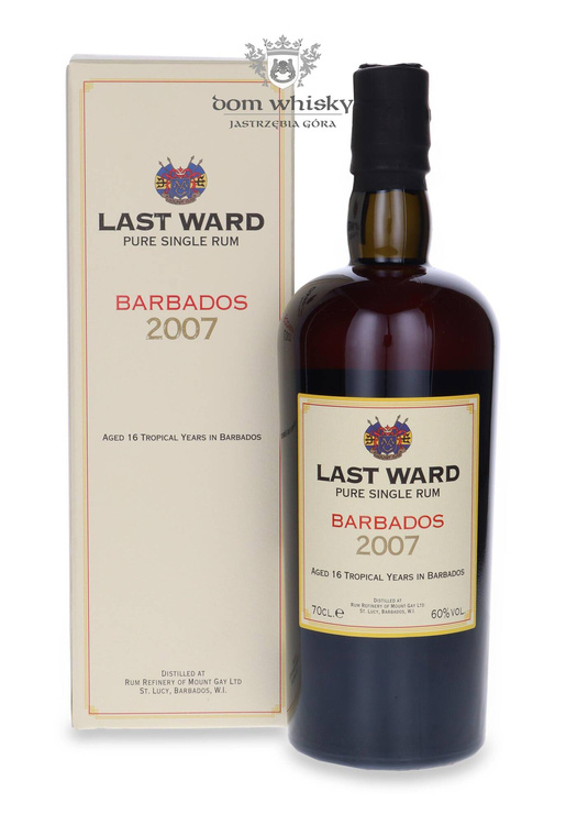 Last Ward 2007 Barbados 16-letni Pure Single Rum / 60% / 0,7l