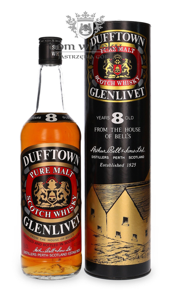 Dufftown-Glenlivet Pure Malt, 8-year-old (Bottled 1980s) /40/ 0.75l