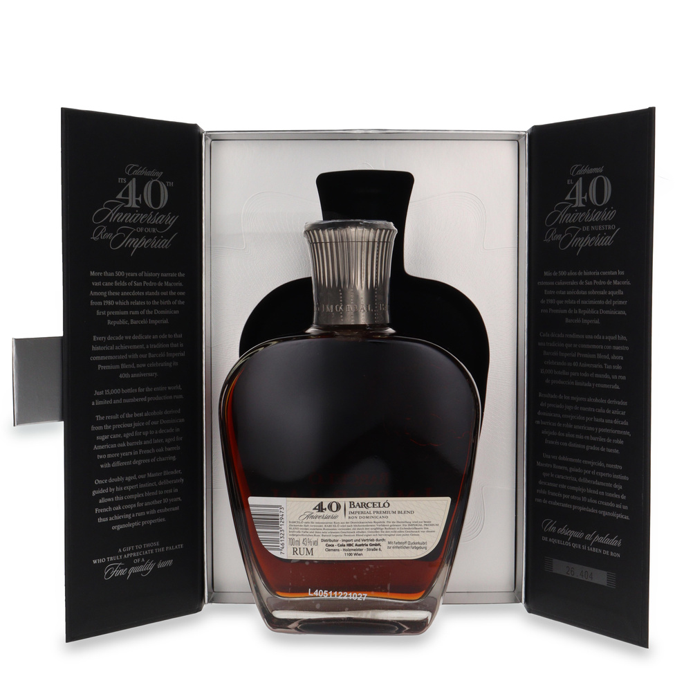 Ron Barcelo 40th Anniversary of Ron Imperial / 43% / 0,7l