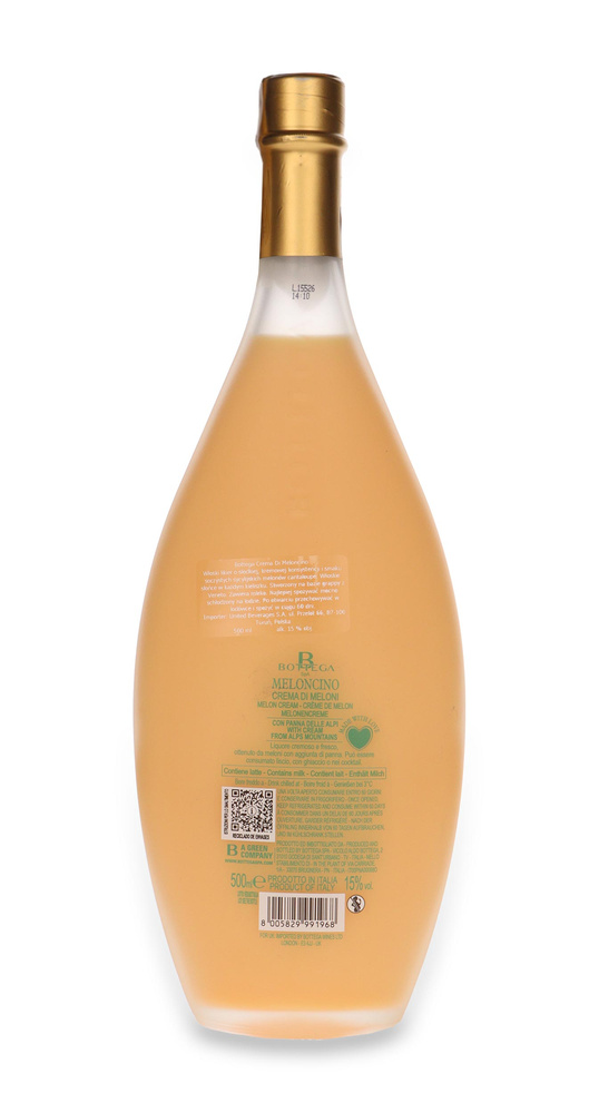 Bottega Crema Di Meloncino Liqueur / 15% / 0.5 L