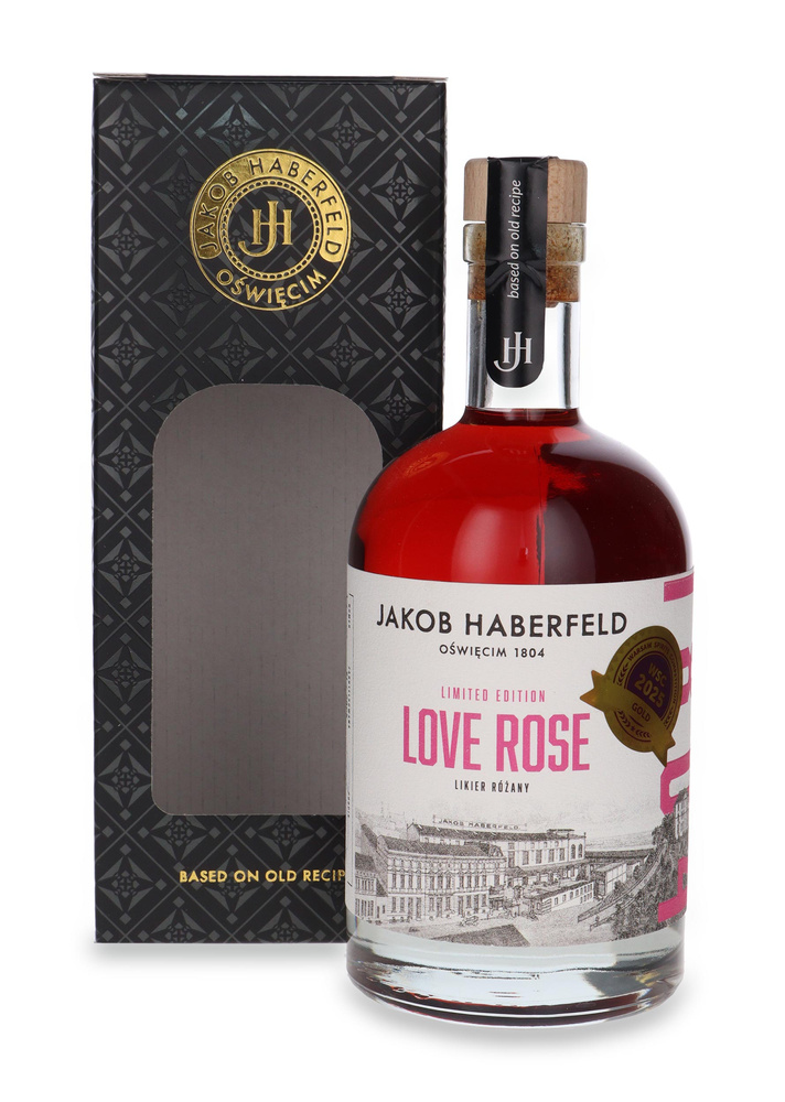 Jakob Haberfeld Love Rose Limited Edition Rose Liqueur /35% /0.5 L