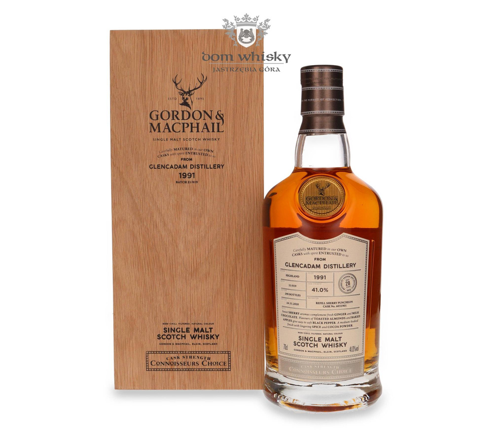 Glencadam 28 years old (D.1991, B.2020) Connoisseurs Choice / 41% / 0.7l