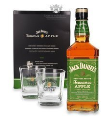 Jack Daniel’s Tennessee Apple + 2 szklanki / 35%/ 0,7l