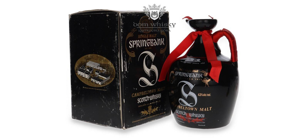 Springbank 21-year-old Ceramic Jug (Bottled 1990s) / 43% / 0.7l
