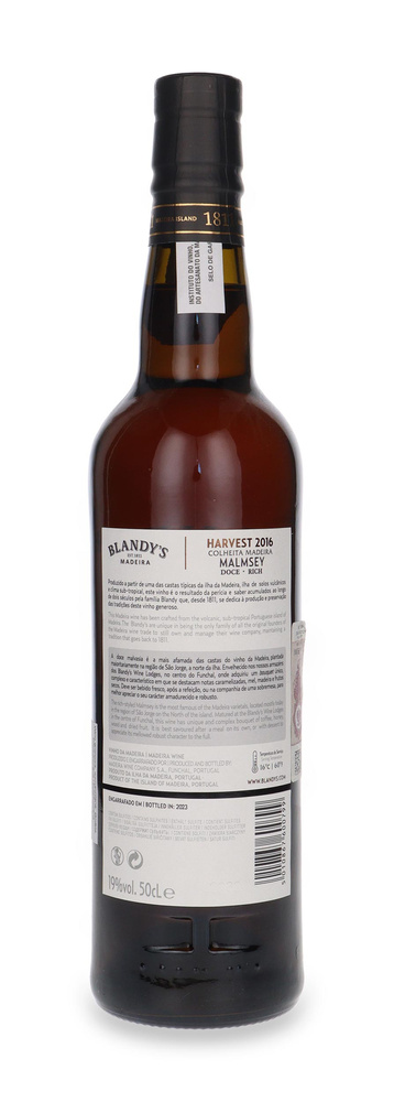  Blandy's Harvest 2016 Madeira (Portugalia) /19%/ 0,5l	