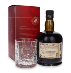 El Dorado Rum 12-letni + szklanka / 40% / 0,7l