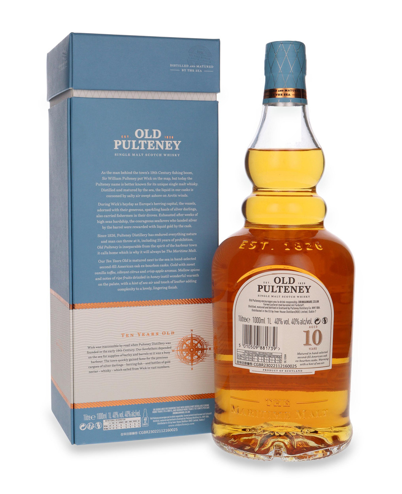 Old Pulteney 10-year-old Travel Retail / 40% / 1.0l