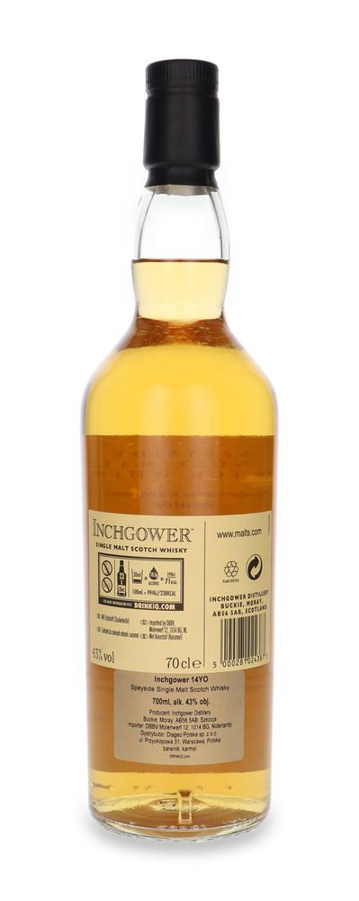 Inchgower 14-year-old Flora &amp; Fauna/ 43%/0.7l