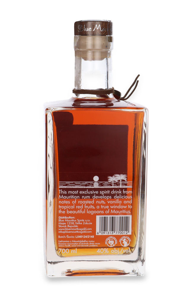 Blue Mauritius Gold Rum / 40% / 0.7l