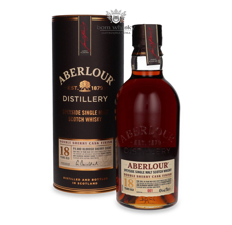 Aberlour 18-letni Double Sherry Cask Finish /43%/ 0,7l	 