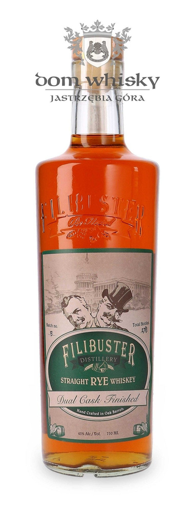 Filibuster Straight Rye Dual Cask Finished / 45% / 0.75l