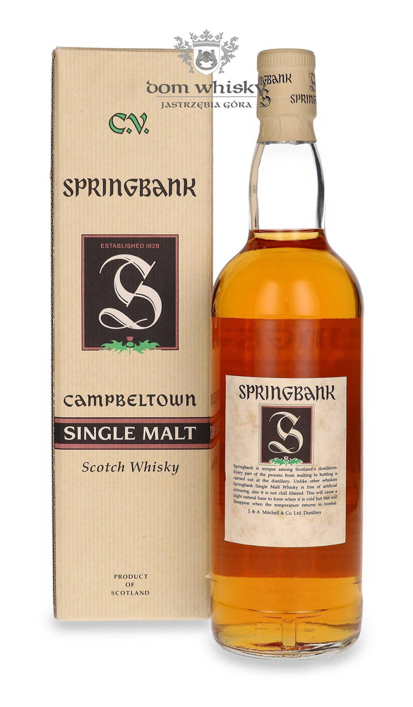 Springbank CV Campbeltown Single Malt / 46%/ 0.7l