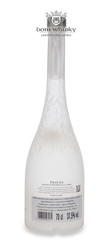 Wódka Pravda CocoPine Vodka / 37,5% / 0,7l + ice-bag!
