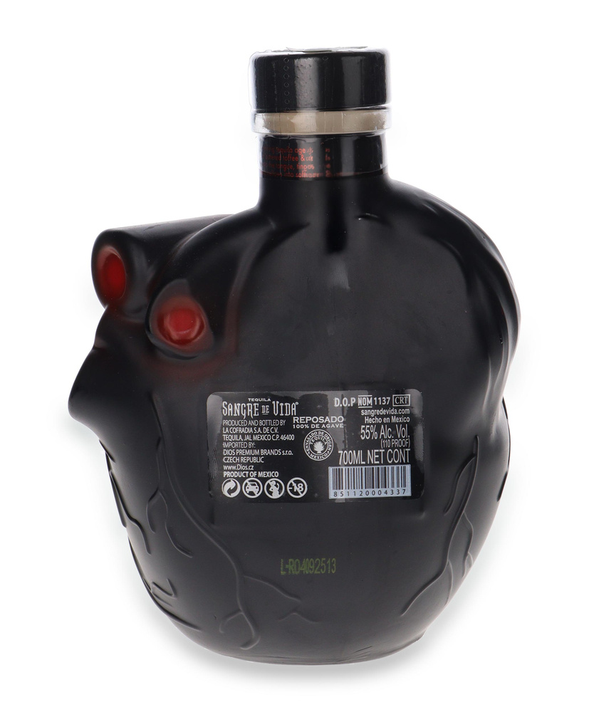 Sangre De Vida Reposado Heart 100% Agave Tequila / 55% / 0.7l