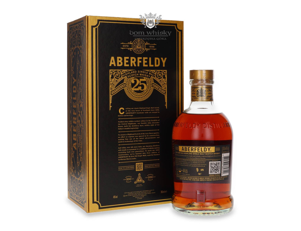 Aberfeldy 25-letni Whisky Sherry Cask Finish / 46% / 0,7l