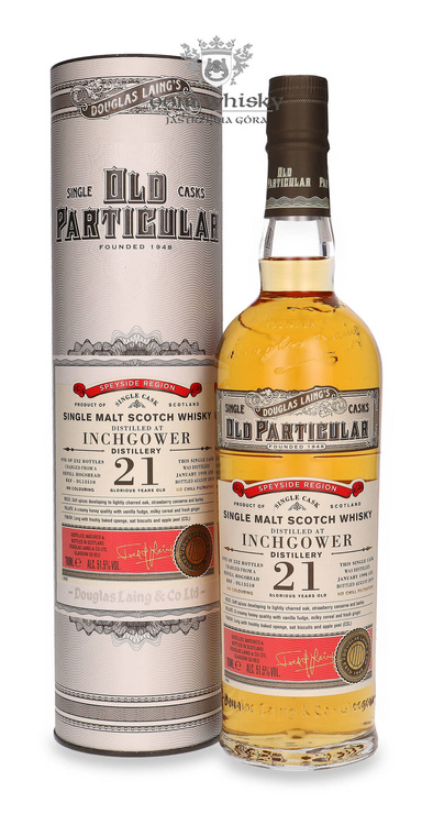 Inchgower 21-letni (D.1998, B.2019) Douglas Laing’s Old Particular /51,5%/ 0,7l