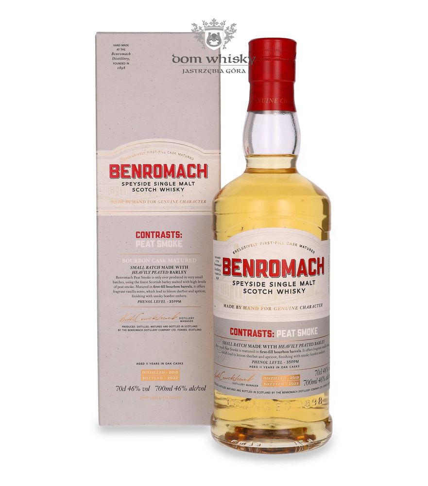 Benromach Contrasts: Peat Smoke (D.2010, B.2022) / 46% / 0,7l