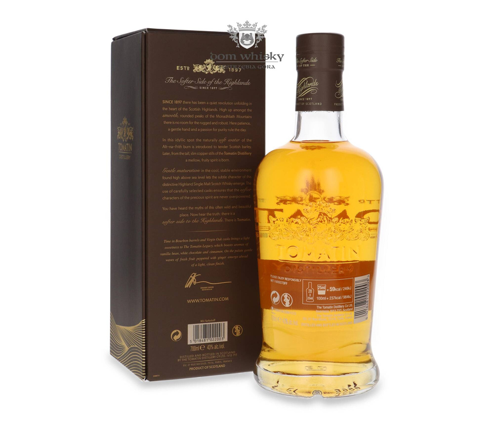 Tomatin Legacy Bourbon &amp; Virgin Oak Cask/ 43% / 0.7l