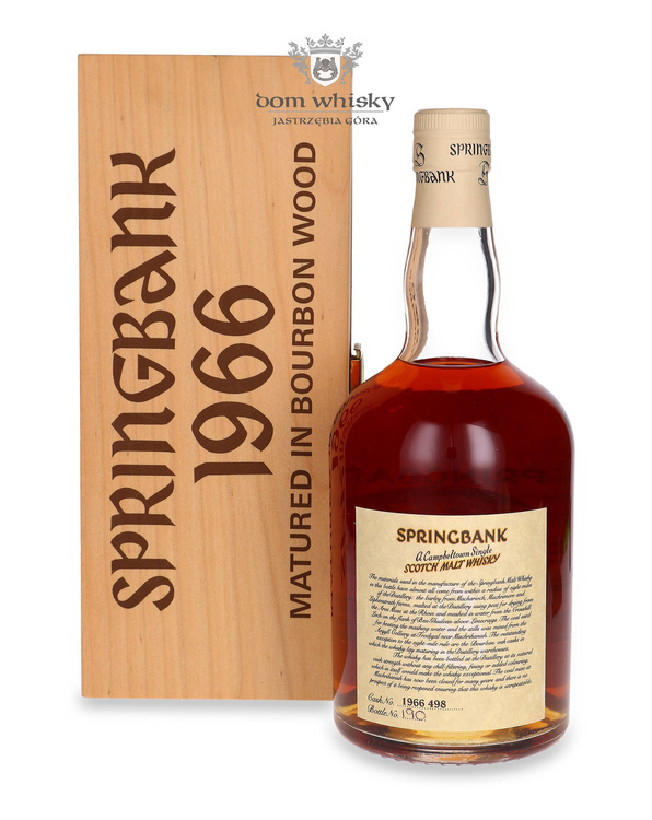 Springbank 1966 Local Barley Bourbon Cask (Bottled 1998) / 55,3% / 0,7l