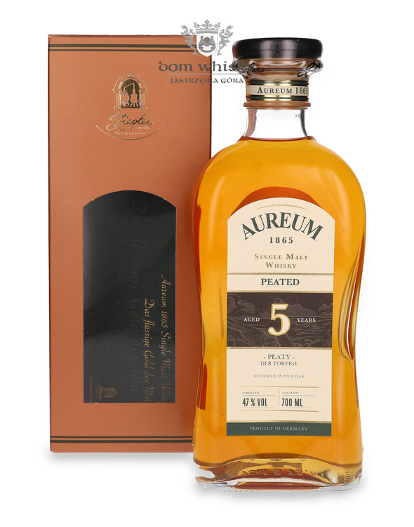 Aureum 1865 Peated 5-letni / 47% / 0,7l