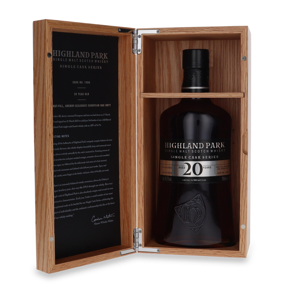 Highland Park 20-letni Single Cask #1494 (D.2003, B.2023) Sherry Butt / 56,7% /0,7l