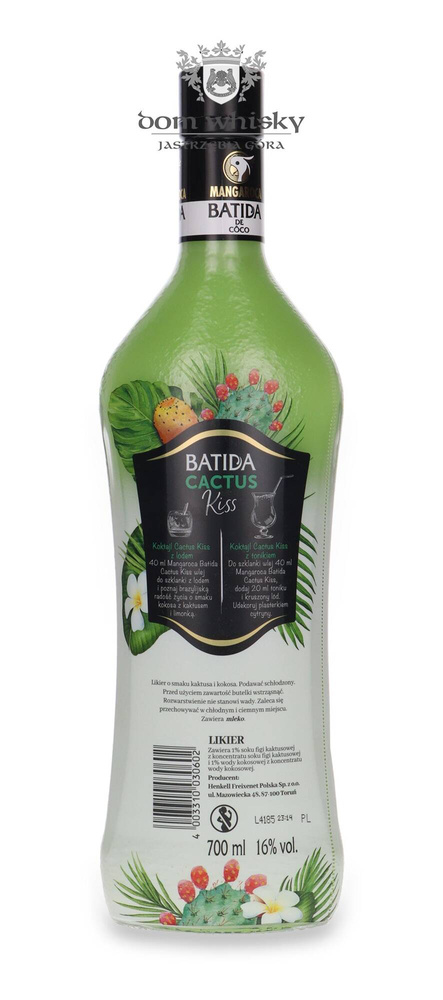 Batida De Coco Mangaroca Cactus Kiss / 16% / 0.7l
