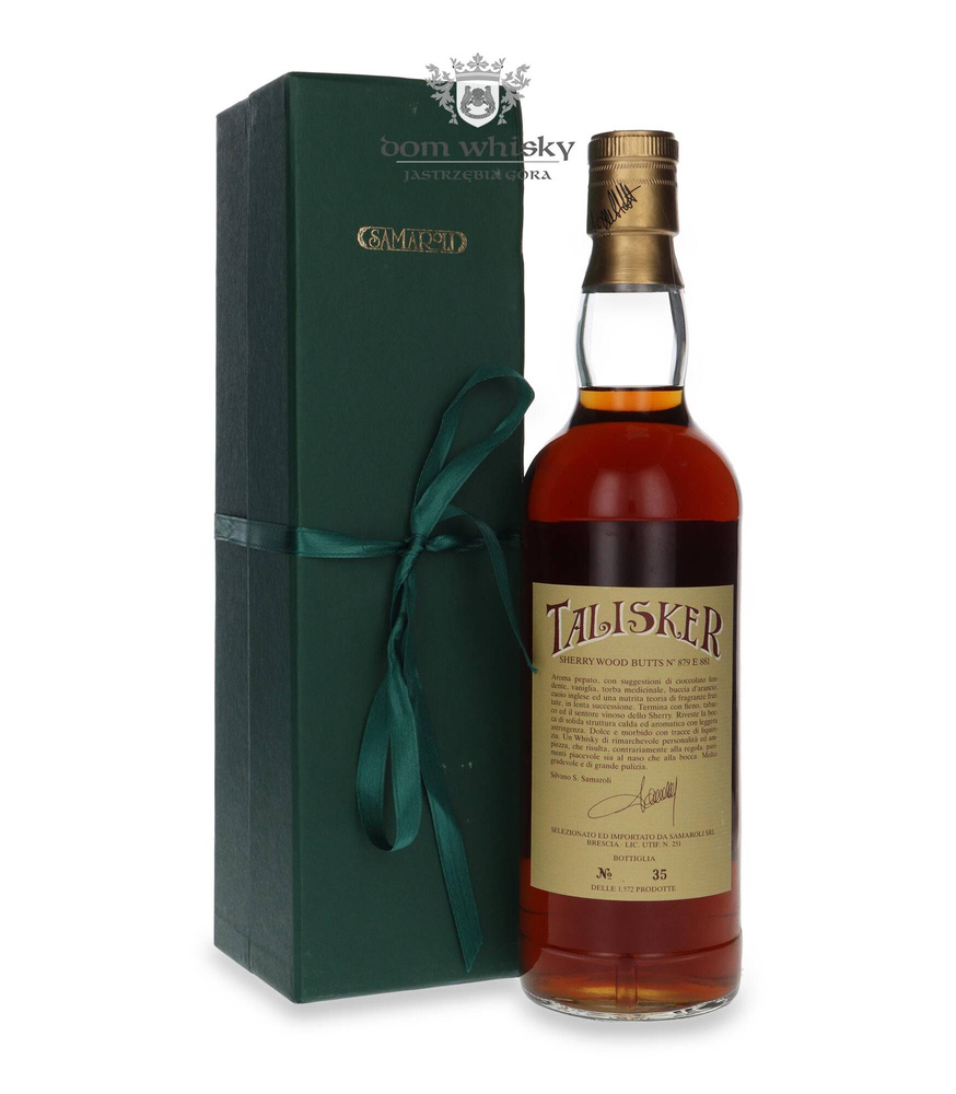Talisker 1978 Vintage Sherry Wood (Bottled 1992) Samaroli / 46%/ 0.7l