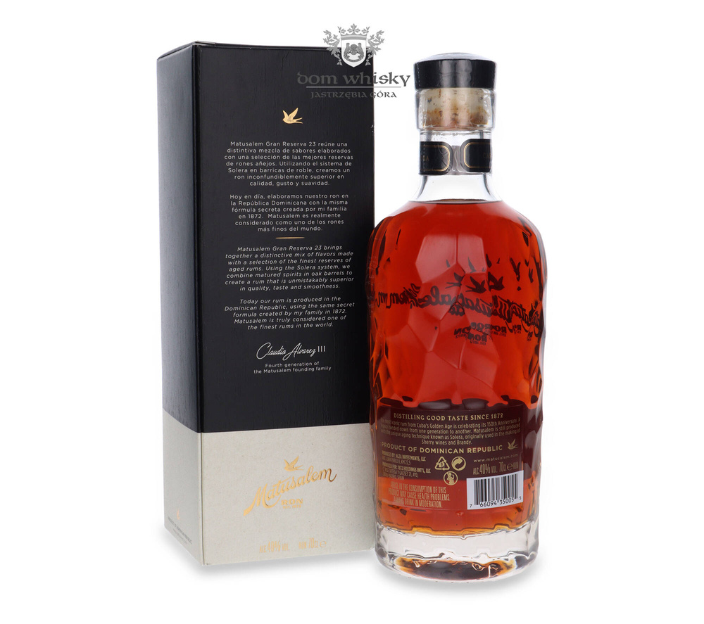 Ron Matusalem 23 Solera Blender Gran Reserva / 40% / 0.7l
