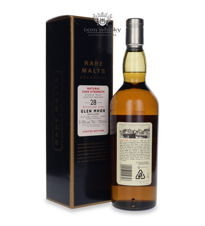 Glen Mhor 28-letni (D.1976, B.2005) Rare Malts / 51,9% / 0,7l