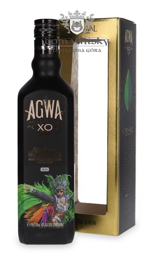 Agwa De Bolivia XO 8-letni Edition Carnaval Rio / 43% / 0,7l