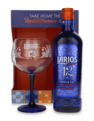Larios 12 Mediterránea Premium Gin + balloon glass / 40%/ 0.7l