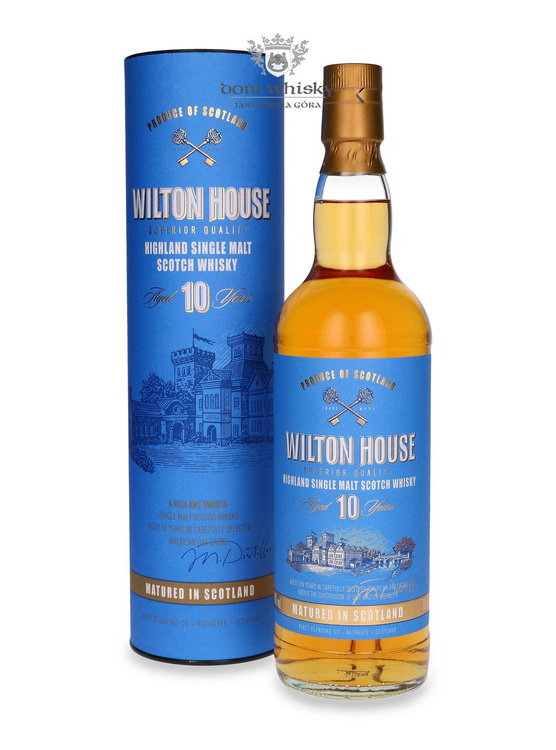 Wilton House 10-letnia Highland Single Malt Whisky / 40%/ 0,7l	