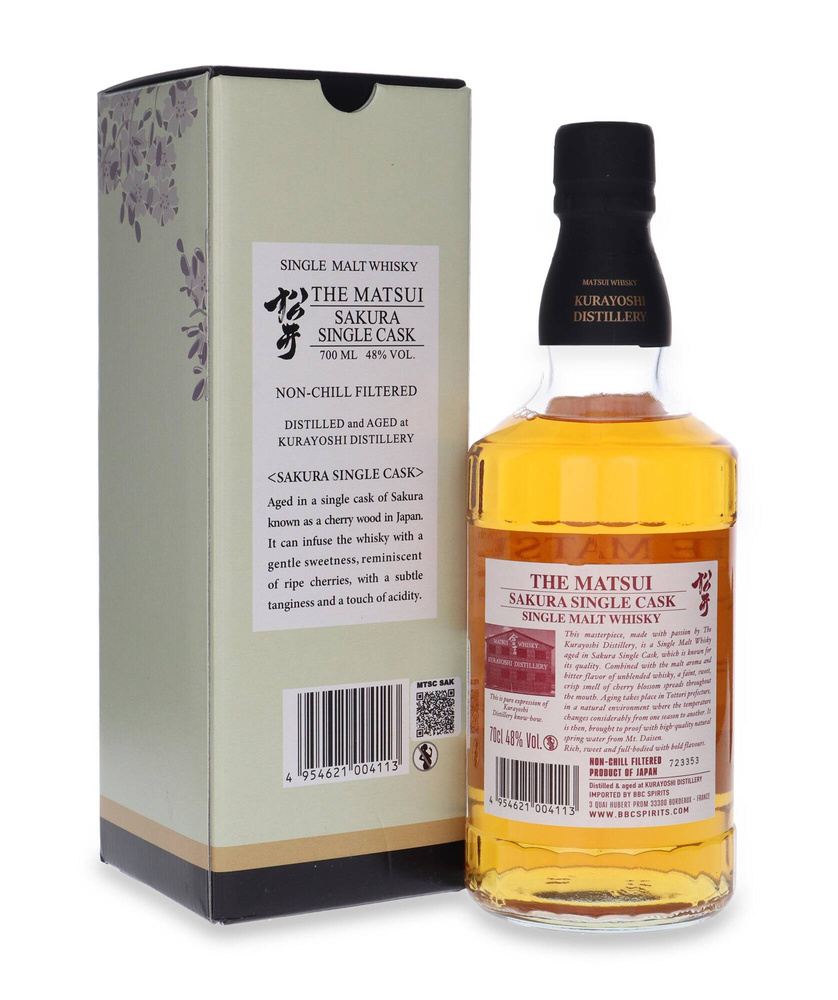 The Matsui Sakura Single Cask Japanese / 48%/ 0,7l 