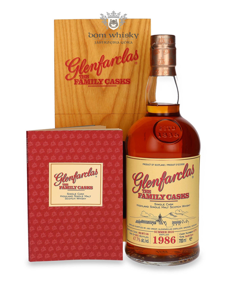 Glenfarclas The Family Casks 1986 (Bottled 2018) / 47.7% / 0.7l