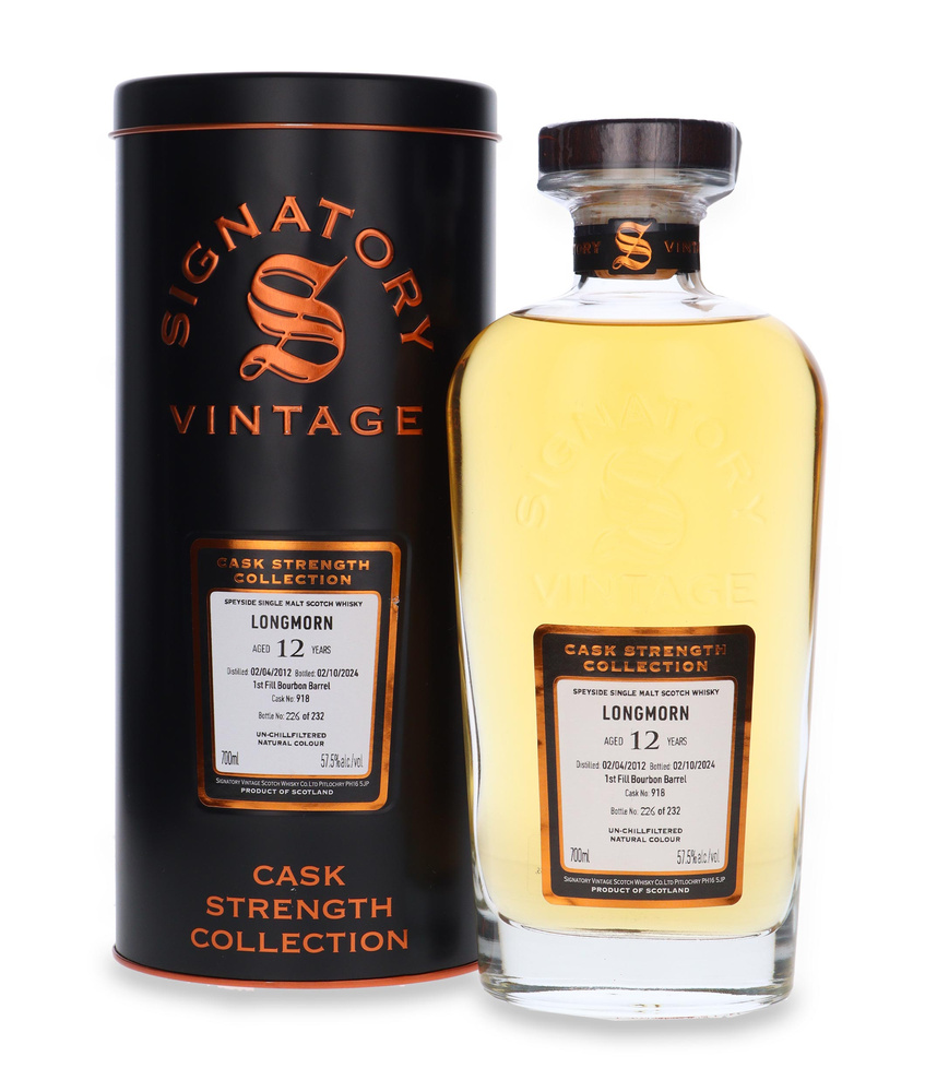 Longmorn 12-letni (D.2012, B.2024) Signatory Vintage / 57,5% / 0,7l