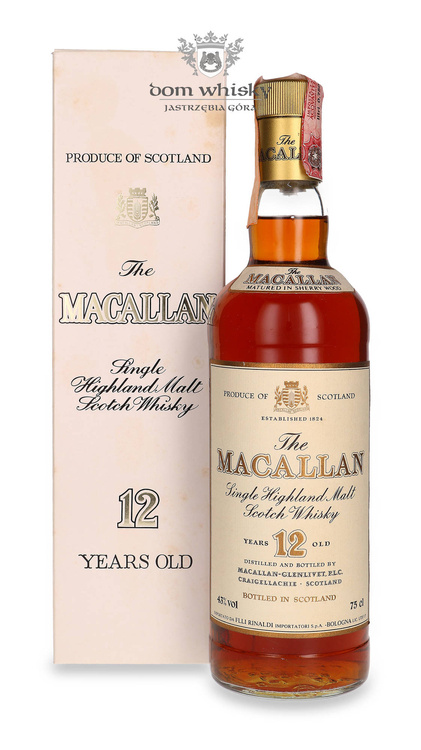 Macallan 12-letni (Matured in Sherry Wood) Flli Rinaldi / 43%/ 0,75l